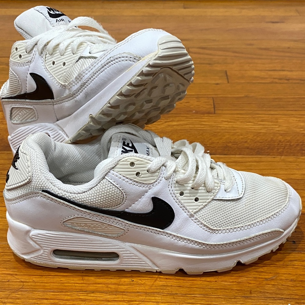 Nike Air Max White with Black Accents